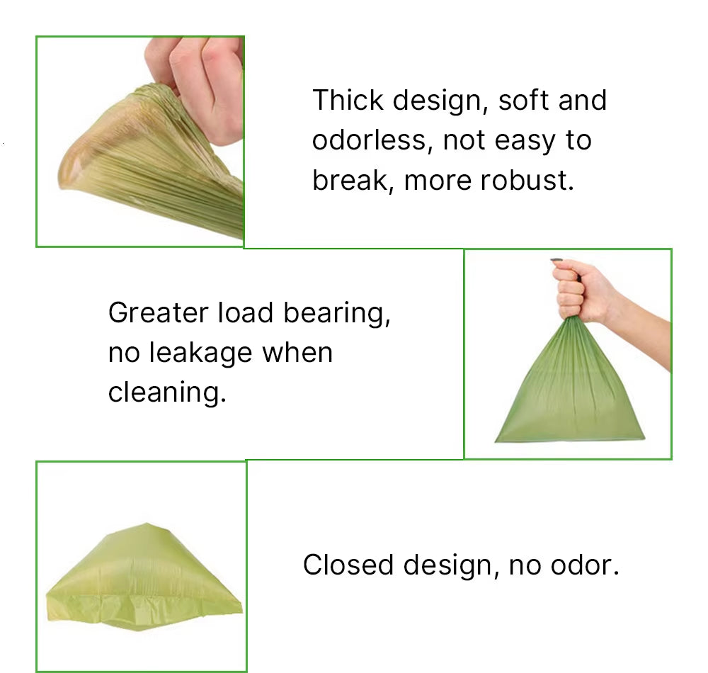 Waste Bag Dispenser for Dog Waste Carrier Green Black Pet Supply Accessory Dog Cat Small Tools Poop Bag Holder